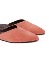 Red Homebody Suede Mules | PDP | Antonia