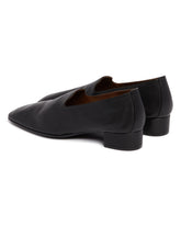 Black Leather Loafers | PDP | Antonia