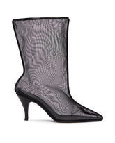 Black Drawing A Blank 85 Transparent Ankle Boots | PDP | Antonia