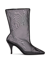 Black Drawing A Blank 85 Transparent Ankle Boots | PDP | Antonia