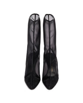 Black Drawing A Blank 85 Transparent Ankle Boots | PDP | Antonia