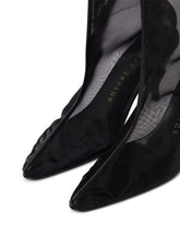 Black Drawing A Blank 85 Transparent Ankle Boots | PDP | Antonia