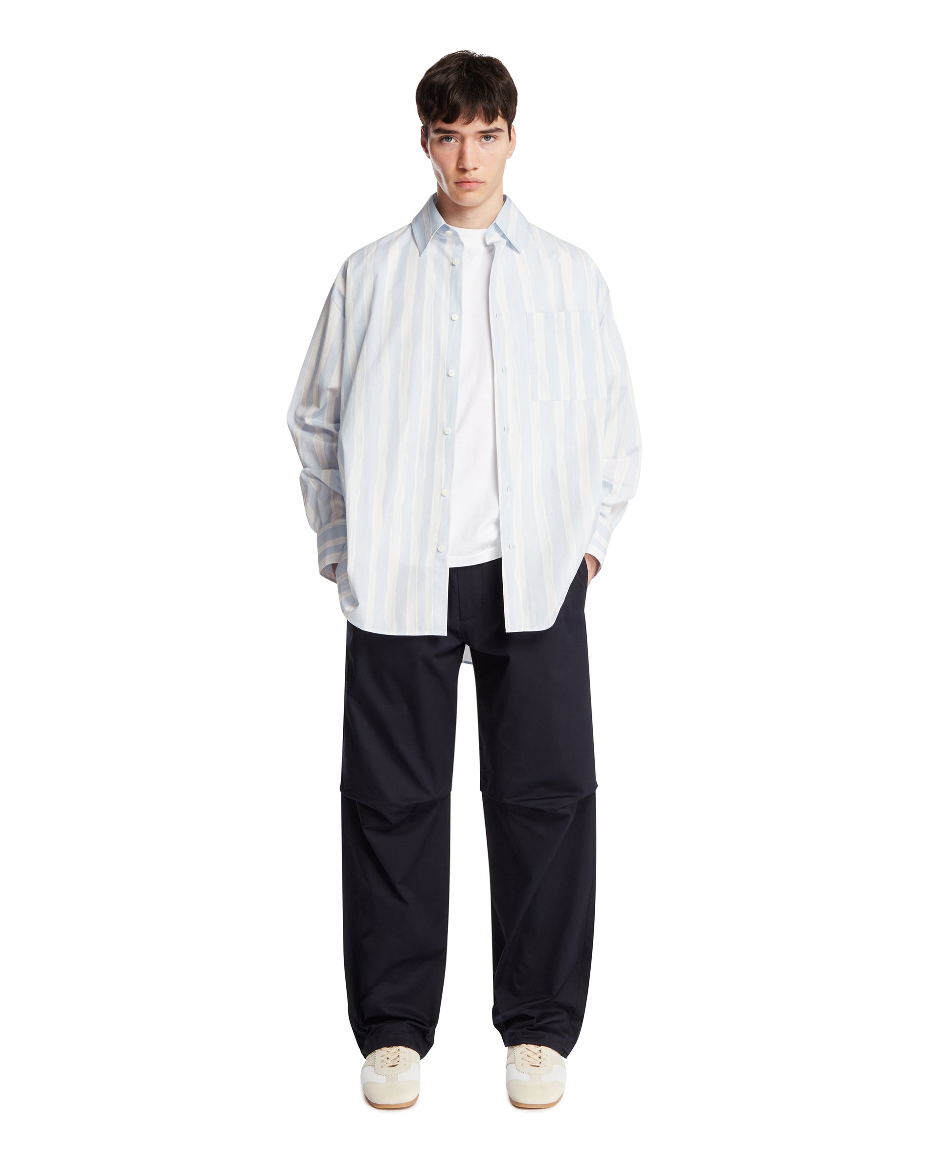 Blue Camargue Striped Shirt | JACQUEMUS - Antonia