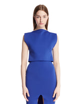 Blue Sleeveless Top | PDP | Antonia