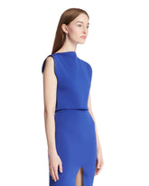 Blue Sleeveless Top | PDP | Antonia