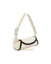 White Small Cannolo Leather Bag | PDP | Antonia