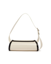 White Small Cannolo Leather Bag | PDP | Antonia