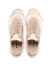 Pink Satin Sneakers | PDP | Antonia