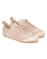 Pink Satin Sneakers | PDP | Antonia