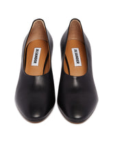 Black Leather Pumps | PDP | Antonia