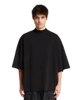 Black Crew-Neck T-Shirt | PDP | Antonia