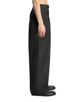 Black Center-Pleat Pants | PDP | Antonia