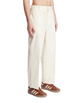 Pantaloni In Cotone Bianchi | PDP | Antonia