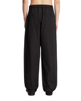 Black Poplin Cargo Trousers | PDP | Antonia