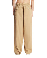Beige Poplin Cargo Trousers | PDP | Antonia