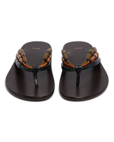 Brown Leather Thong Sandals | PDP | Antonia