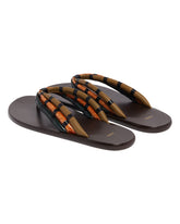 Brown Leather Thong Sandals | PDP | Antonia