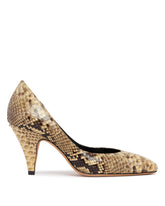 Haze Python-Print Leather Pumps | PDP | Antonia
