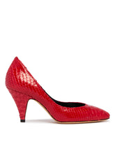 Red Haze Leather Pumps | All | Antonia