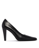 Black Fete Leather Pumps. | PDP | Antonia