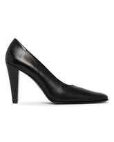 Black Fete Leather Pumps. | PDP | Antonia