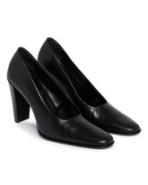 Black Fete Leather Pumps. | PDP | Antonia