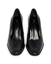 Black Fete Leather Pumps. | PDP | Antonia
