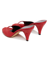 Red Haze Leather Sandals | PDP | Antonia