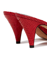 Red Haze Leather Sandals | PDP | Antonia