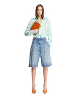 Green Washing Line Shirt | PDP | Antonia