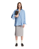 Gray and Blue Suspender Dress | PDP | Antonia