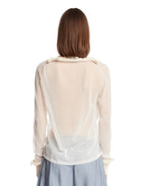 White Semi-Sheer Top | PDP | Antonia