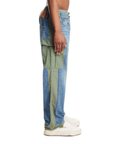 Levi's x Junya Watanabe Green Panel Jeans | PDP | Antonia