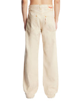 Beige Cotton Jeans | PDP | Antonia