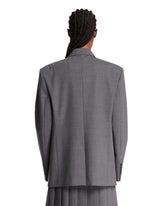 Giacca A Tre Bottoni In Lana Grigia | PDP | Antonia