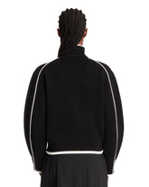 Felpa in Tessuto Tecnico Nera | PDP | Antonia