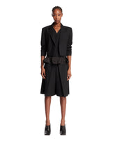 Giacca Cropped In Lana Nera | PDP | Antonia