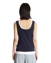 Blue Double-Layer Top | PDP | Antonia