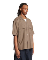 Brown Wool Shirt | PDP | Antonia