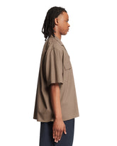 Brown Wool Shirt | PDP | Antonia