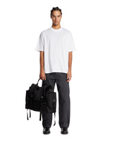 White Cotton Crewneck T-Shirt | PDP | Antonia