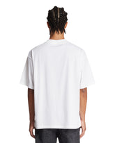White Cotton Crewneck T-Shirt | PDP | Antonia