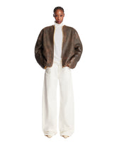 Giacca Ruban In Pelle Marrone | PDP | Antonia