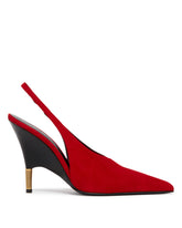 Red Bella Suede Pumps | PDP | Antonia