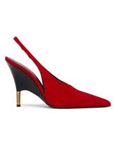 Decollete Bella In Suede Rosse | PDP | Antonia