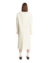 White Double-Breasted Wool Coat | PDP | Antonia