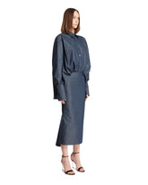 Blue Cotton Shirt | PDP | Antonia