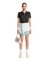 Green Satin Pique Slim Fit Polo | PDP | Antonia