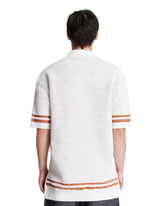 White Polo Collar Sweater | PDP | Antonia