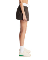 Brown Wool Mini Skirt | PDP | Antonia